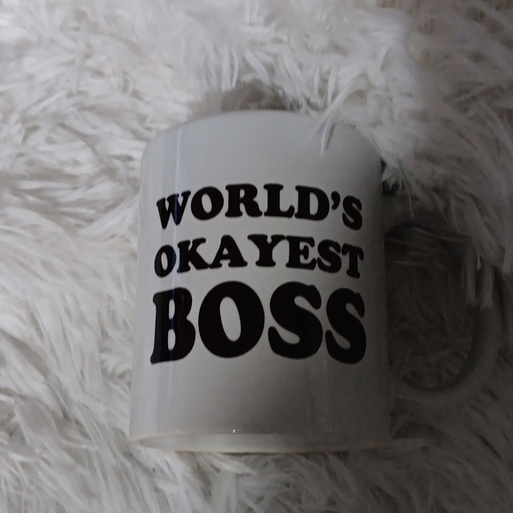 World's Okayest Boss Mug - Picture 3 of 3